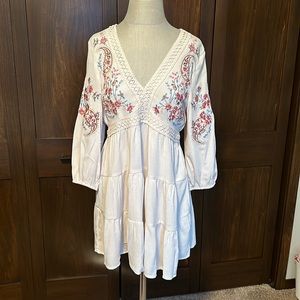 Dress with floral design